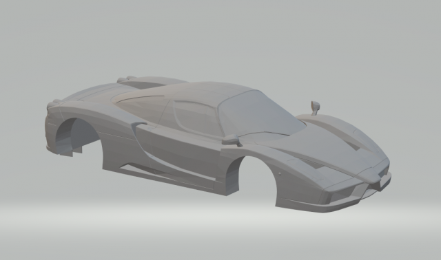 ferrari enzo 3D प्रिंट मॉडल .c4d .max .obj .3ds .fbx .stl .blend 