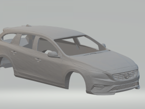 2015 volvo v60 3Dプリントモデル