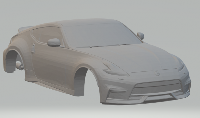 370z nismo 2018 3Dプリントモデル .c4d .max .obj .3ds .fbx .stl .blend 