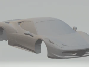 ferrari 458 italie Modèles 3D en vedette
