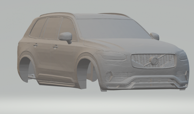 volvo xc90 3D 打印模型 .c4d .max .obj .3ds .fbx .stl .blend 