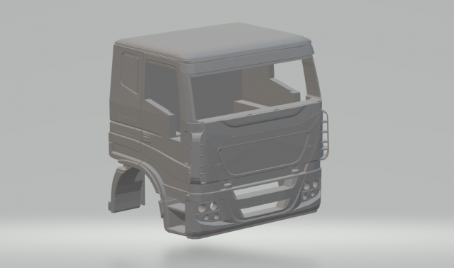 iveco stralis Modelo de impresión 3D .c4d .max .obj .3ds .fbx .stl .blend 