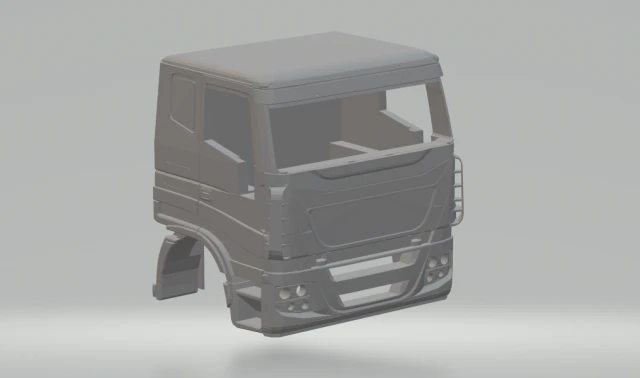 iveco stralis 3D Print Model .c4d .max .obj .3ds .fbx .stl .blend 