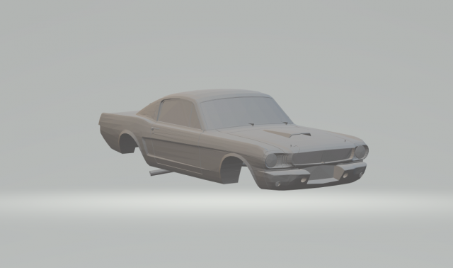 shelby mustang gt350r Modelo de impresión 3D .c4d .max .obj .3ds .fbx .stl .blend 