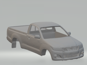 toyota hilux cs simple cab 3D Print Model