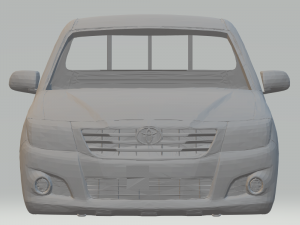 toyota hilux cs simple cab Modèles 3D en vedette