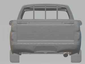 toyota hilux cs simple cab Modèles 3D en vedette