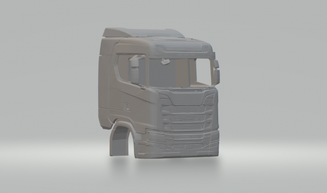 scania r 420 2020 3D Baskı Modeli .c4d .max .obj .3ds .fbx .stl .blend 