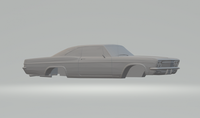 chevrolet impala ss 66 Model do druku 3D .c4d .max .obj .3ds .fbx .stl .blend