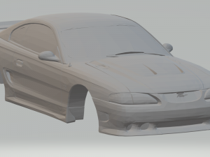 95 mustang saleen s351 3Dプリントモデル