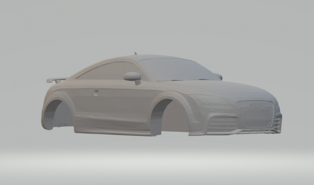 audi tt Model Cetak 3D .c4d .max .obj .3ds .fbx .stl .blend
