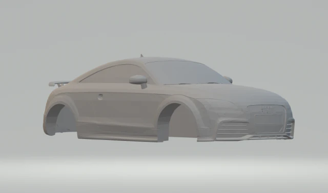 audi tt 3D Print Model .c4d .max .obj .3ds .fbx .stl .blend 