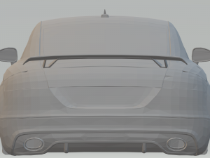 audi tt Model Cetak 3D