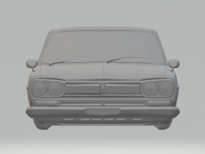nissan skyline 2000 gtr 3D Print Model