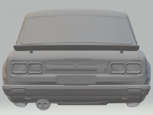 nissan skyline 2000 gtr 3D Print Model