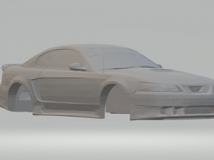 Mustang saleen s281 2000 3D 打印模型