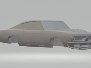 plymouth formula s barracuda 1968 3D प्रिंट मॉडल