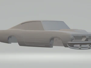 plymouth fórmula s barracuda 1968 Modelo de Impressão 3D