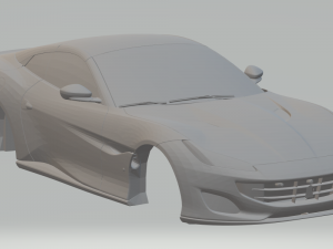 ferrari portofino 2018 3D Print Model