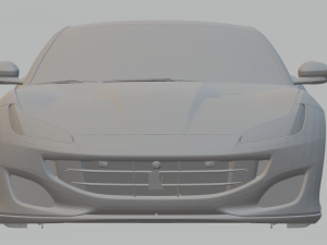 ferrari portofino 2018 Modelo de Impressão 3D