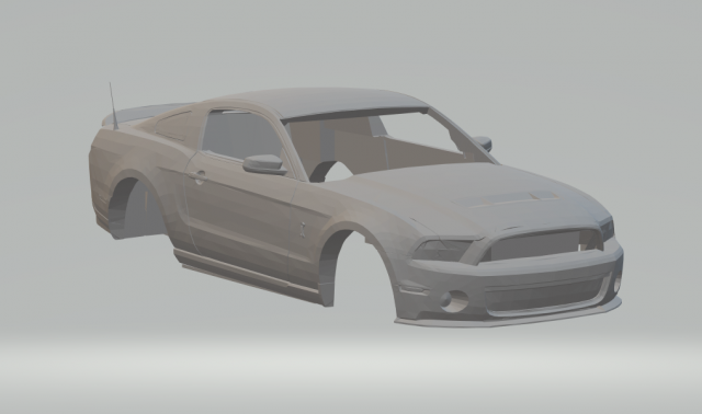 mustang shelby gt 500 coup 2012 Modèles 3D en vedette .c4d .max .obj .3ds .fbx .stl .blend 