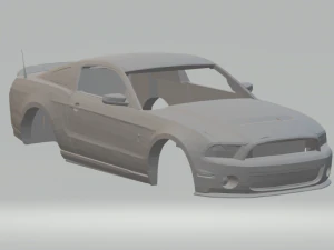 mustang shelby gt 500 coup 2012 3D Print Model
