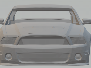 mustang shelby gt 500 coup 2012 Modèles 3D en vedette