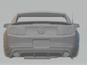 mustang shelby gt 500 coup 2012 Modèles 3D en vedette