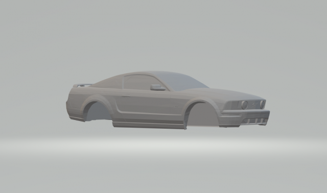 mustang gt 2006 Modèles 3D en vedette .c4d .max .obj .3ds .fbx .stl .blend