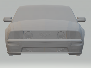 mustang gt 2006 Modèles 3D en vedette