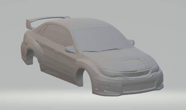 subaru impreza wrx sti 2013 Modelo de impresión 3D .c4d .max .obj .3ds .fbx .stl .blend 