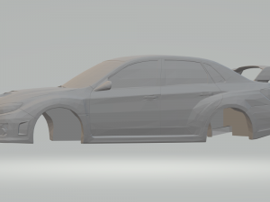 subaru impreza wrx sti 2013 Modelo de impresión 3D