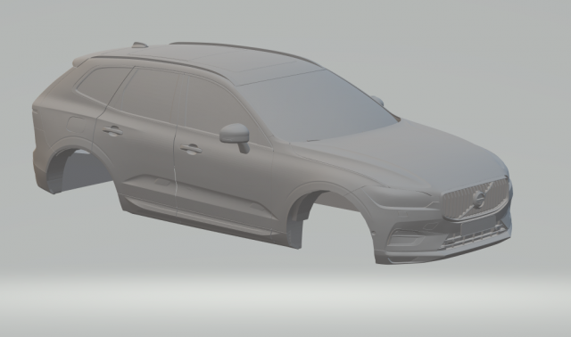 volvo xc 60 3D Print Model .c4d .max .obj .3ds .fbx .stl .blend