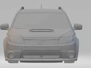 Subaru forester sport 2008 Modèles 3D en vedette