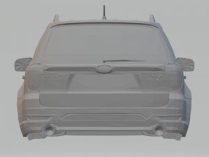 Subaru forester sport 2008 Modèles 3D en vedette