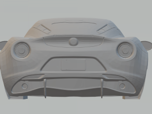 Alfa romeo 4c coupe 2013 3D Print Model