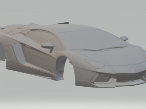 aventador lp 2011 3D 打印模型