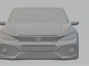 honda civic coupe si 17 3D Print Model
