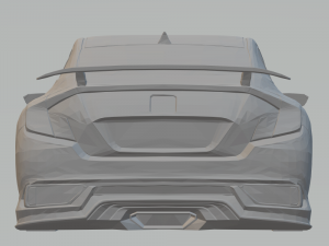 honda civic coupe si 17 Modelo de Impressão 3D