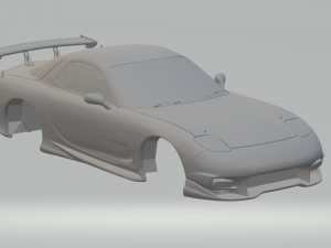 mazda rx7 toretto fast and furious 3D Print Model