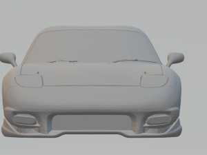 mazda rx7 toretto fast and furious 3Dプリントモデル