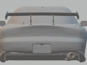 mazda rx7 toretto fast and furious 3Dプリントモデル