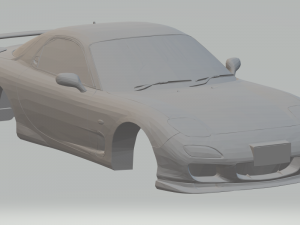 mazda rx-7 type r 3D Print Model