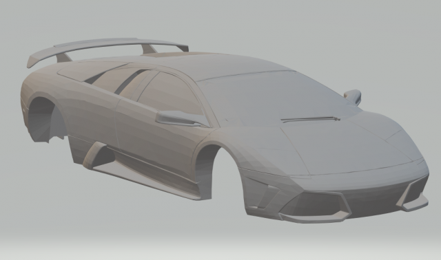 murcielago lp 640 3D Baskı Modeli .c4d .max .obj .3ds .fbx .stl .blend 
