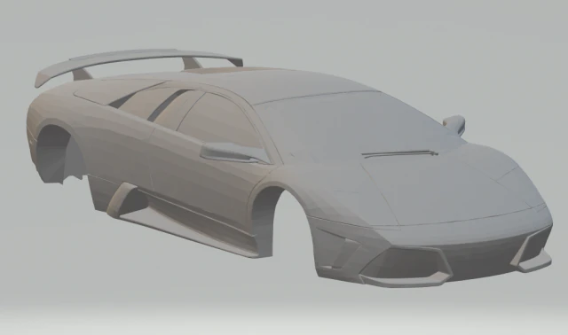 murcielago lp 640 3D Print Model .c4d .max .obj .3ds .fbx .stl .blend 