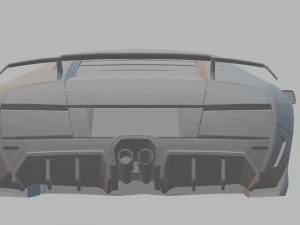 murcielago lp 640 3D Baskı Modeli