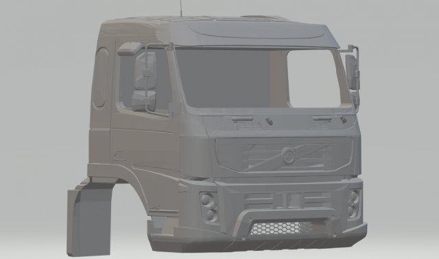 volvo fmx 3D-Druckmodell .c4d .max .obj .3ds .fbx .stl .blend 