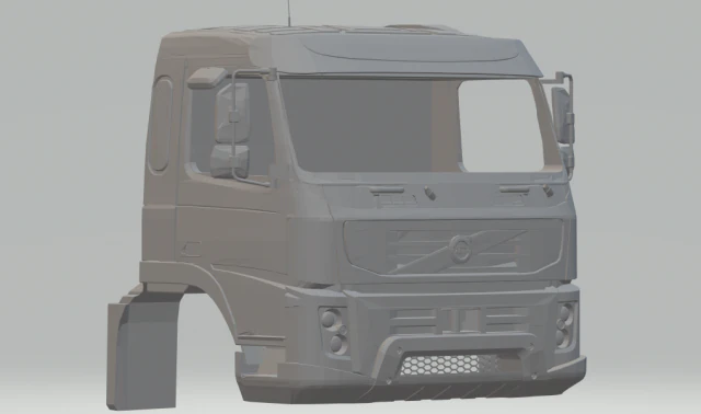 volvo fmx 3D Print Model .c4d .max .obj .3ds .fbx .stl .blend