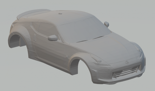 nissan 370z 3D Baskı Modeli .c4d .max .obj .3ds .fbx .stl .blend 