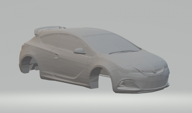 Vauxhall astra vxr 200510 Modelo de Impressão 3D .c4d .max .obj .3ds .fbx .stl .blend 